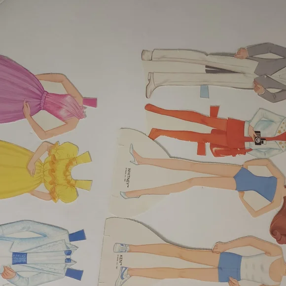 Vintage 1987 Jewel Secrets Barbie Paper Doll Mattel - Picture 7 of 10